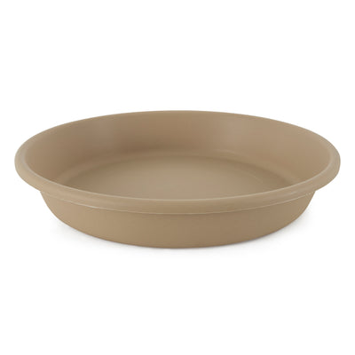 HC Companies Classic 10 Inch Round Flower Pot Plant Saucer, Sandstone (6 Pack)