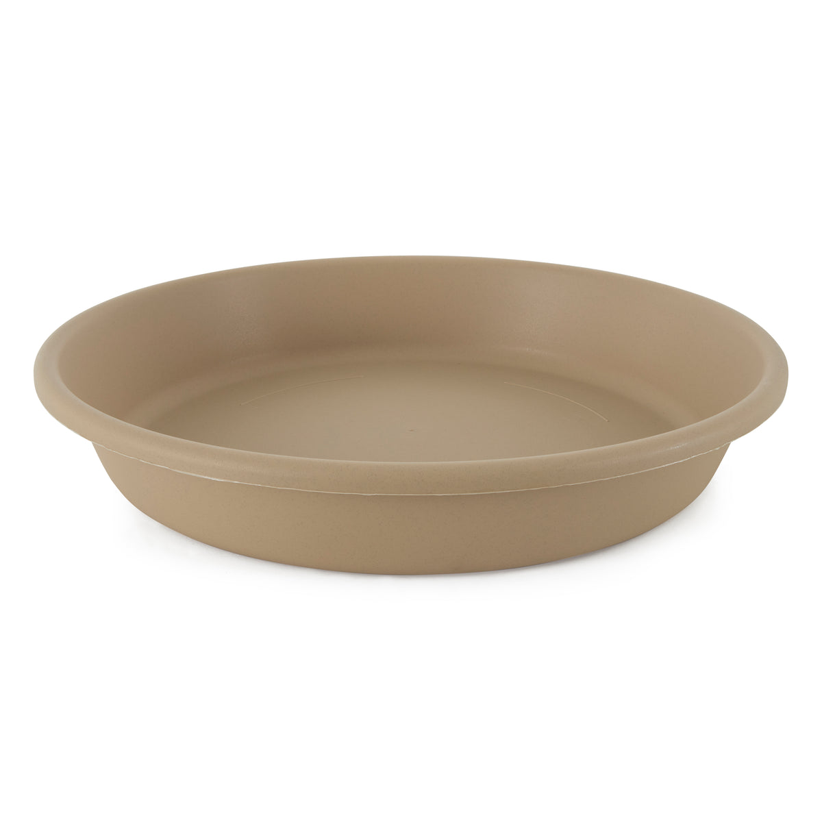 The HC Companies 21 Inch Planter Saucer for Classic Pots, Sandstone, 6 Pack