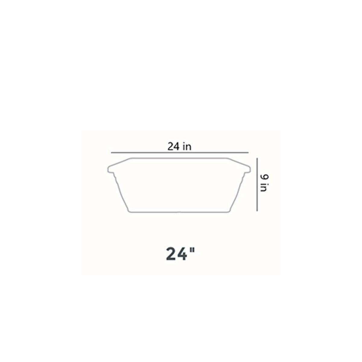 HC Companies 12-Inch Outdoor Plastic Deck Planter Box, Chocolate (Open Box) - VMInnovations