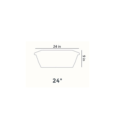 HC Companies 12-Inch Outdoor Plastic Deck Planter Box, Chocolate (Open Box) - VMInnovations
