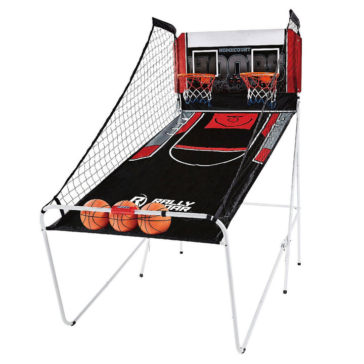 Rally and Roar 2 Player Hoop Shooting Basketball Arcade Game, Scoreboard & Balls - VMInnovations
