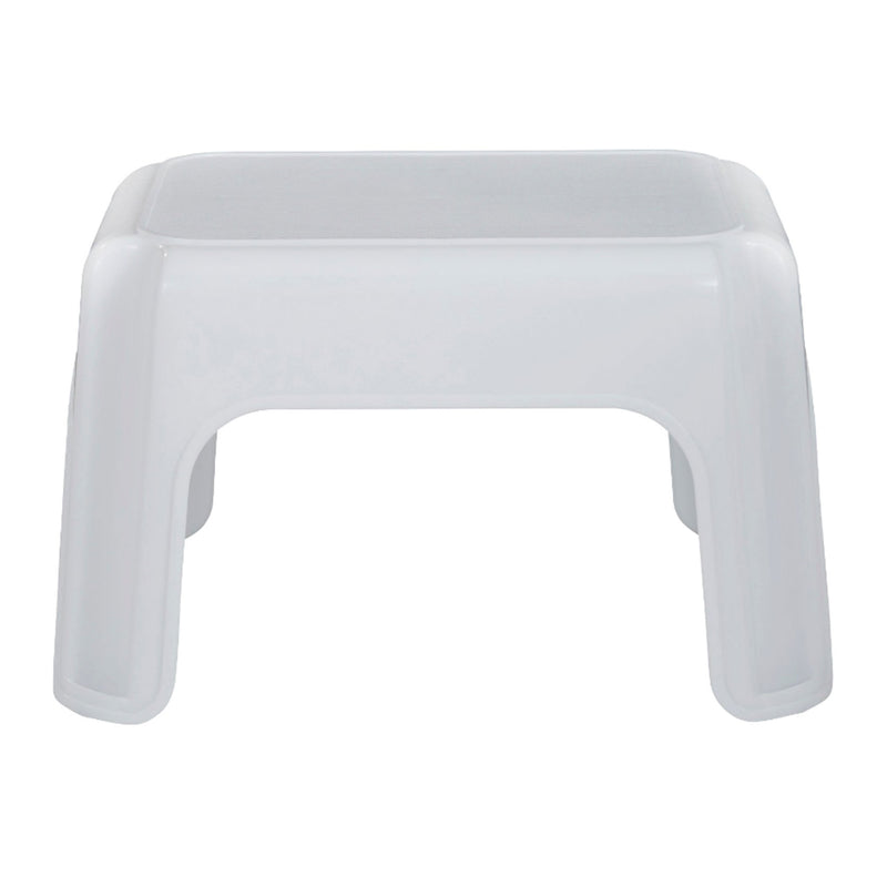 Rubbermaid Roughneck Plastic Family Sturdy Small Step Stool, White (Open Box)