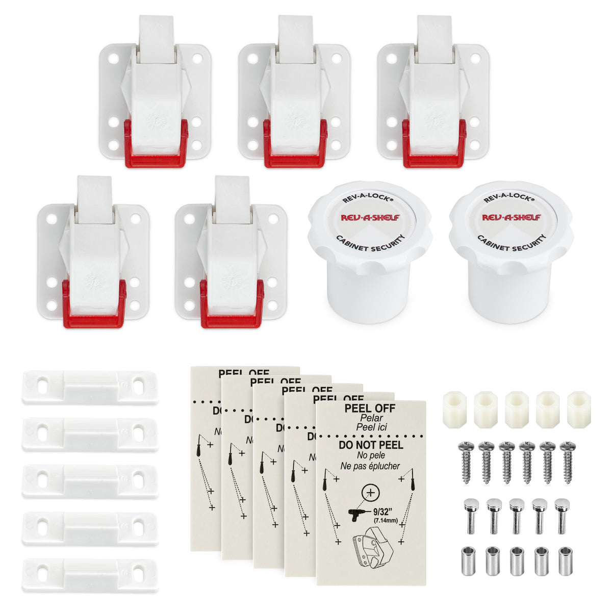 Rev-A-Shelf Rev-A-Lock Magnetic Child Safe Cabinet Security System, RAL-101-1