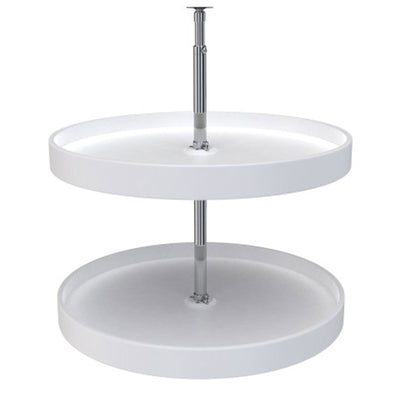 Rev-A-Shelf 6012-24-11-52-U-B 24" Polymer Full Circle 2-Shelf Lazy Susan (Used)