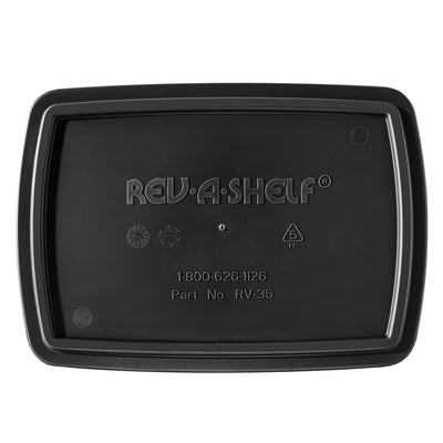 Rev-A-Shelf RV-35-18-52 35 Quart Replacement Waste Container, Black (Used)