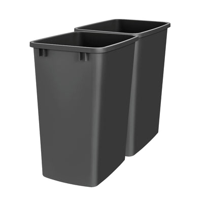Rev-A-Shelf RV-35-18-52 35 Quart Replacement Waste Container, Black (Used)