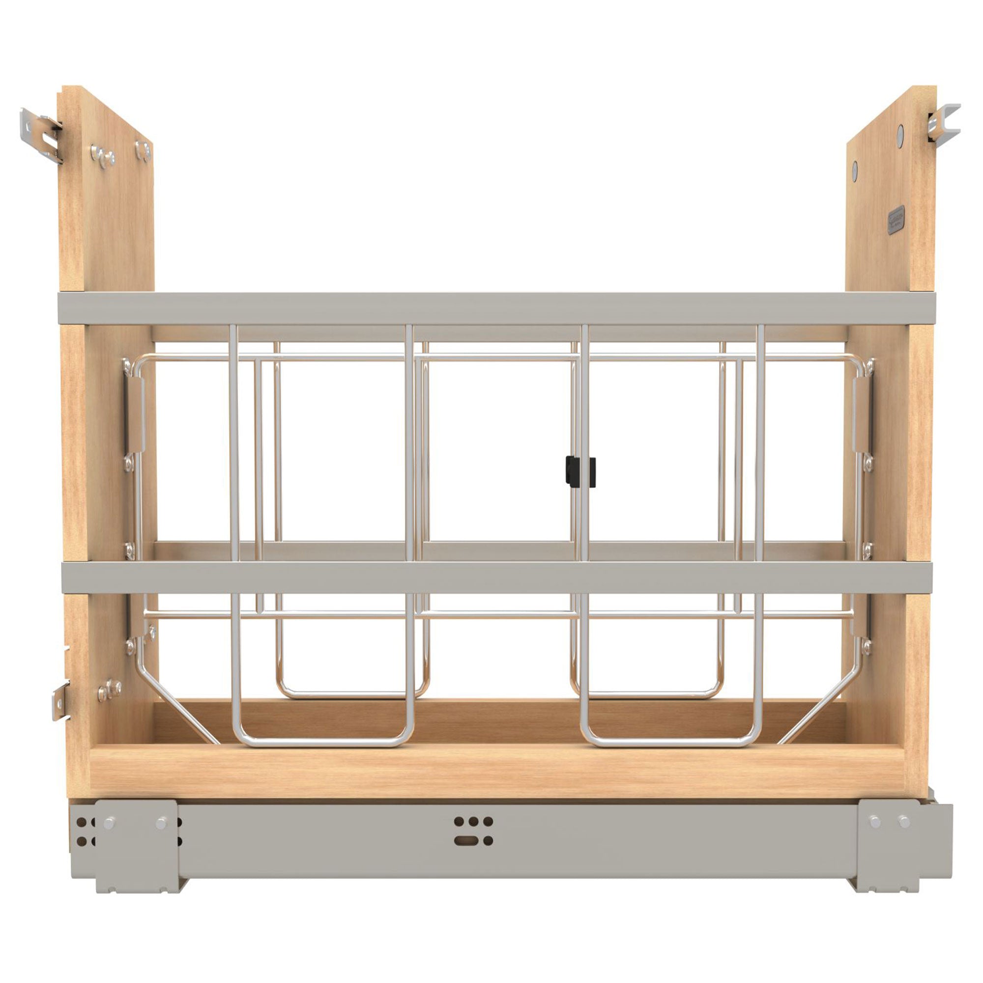 Rev-A-Shelf 5" Pullout Cabinet Tray Divider Organizer w/ Soft-close, 447-BCSC-5C - VMInnovations