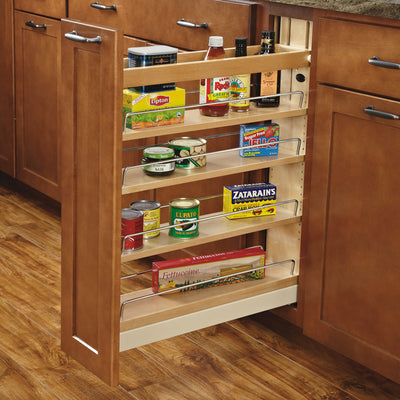 Rev-A-Shelf 448-BCBBSC-5C 5" Pull Out Cabinet Organizer w/ Shelves (Open Box)