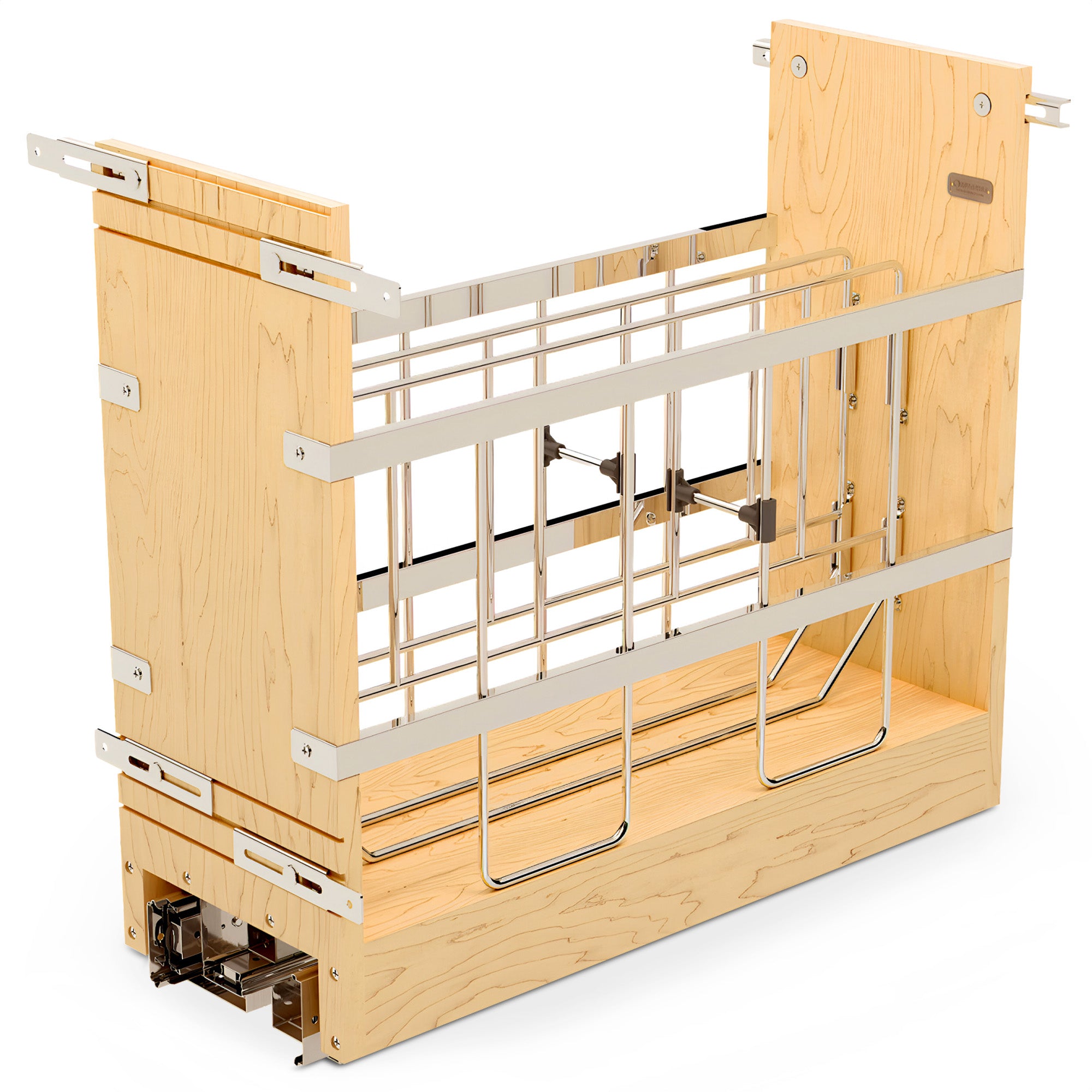 Rev-A-Shelf 447-BCBBSC-8C 8" Pull Out Tray Divider Cabinet Organizer (Open Box)