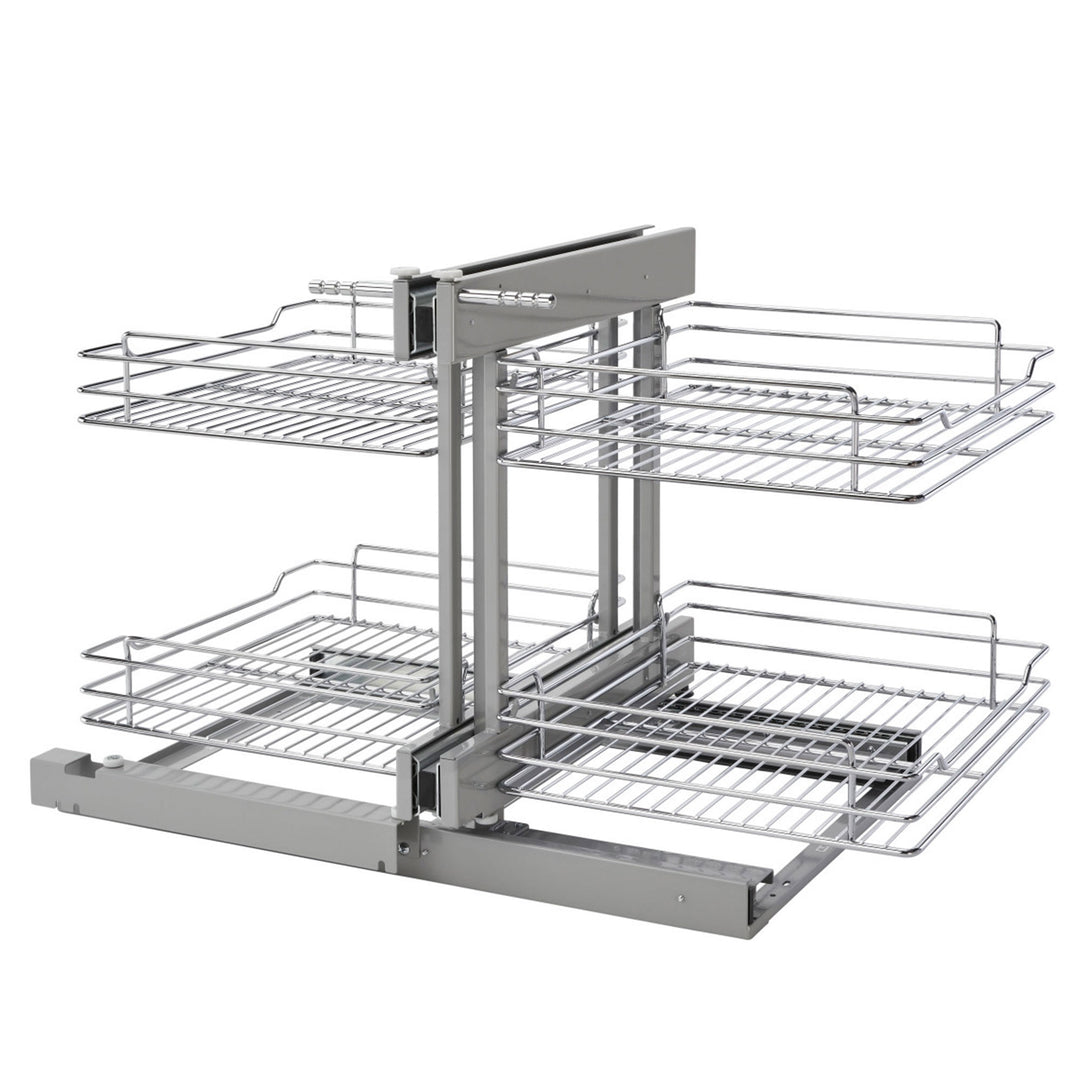 Rev-A-Shelf 18" Blind Corner Kitchen Cabinet Organizer w/ Soft-close, 5PSP-18SC-CR