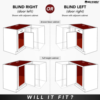Rev-A-Shelf 5PSP-18SC-CR 18" Blind Corner Organizer w/ Soft Close, Chrome (Used)