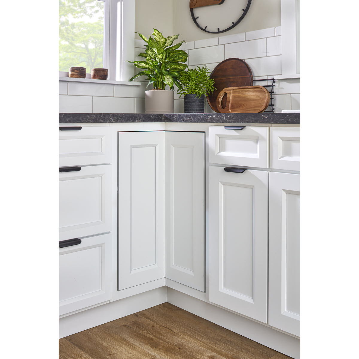 Rev-A-Shelf 28-Inch Banded Wood Pie-Cut Lazy Susans, Maple (Open Box)
