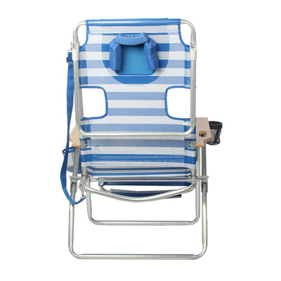 Ostrich 3-N-1 Altitude 16 Inch High Reclining Beach Lounge Chair (For Parts) - VMInnovations