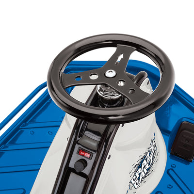 Razor High Torque Motorized Drifting Crazy Cart with Drift Bar, Blue (2 Pack)