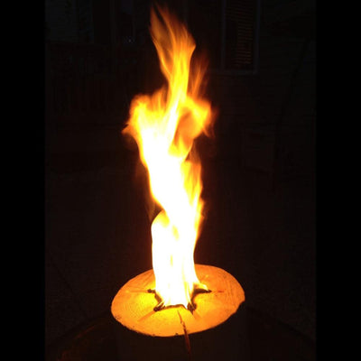 Large 12x8 Inch One Log Campfire Camping Cooking Camp Fire Wood Log (Used)
