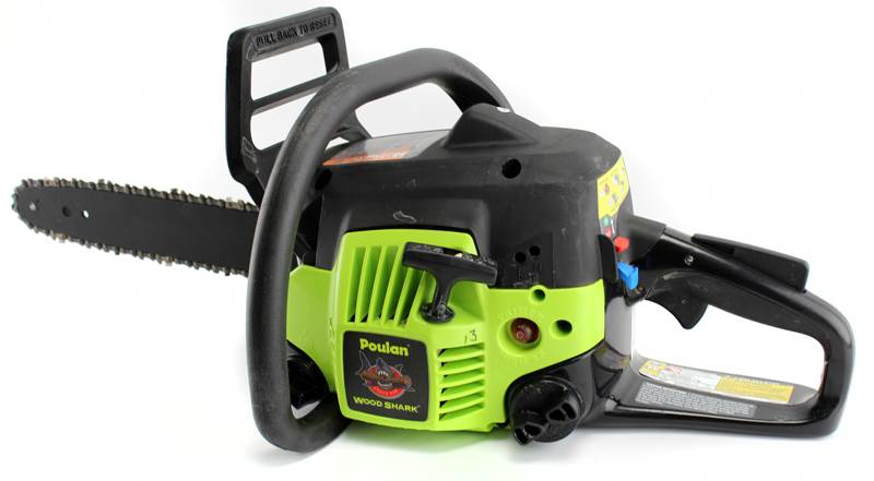 Poulan P3314 14" Reach 33CC Chain Saw Chainsaw 2 Cycle Green RFRBD - For Parts