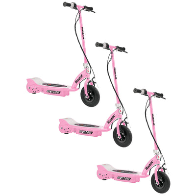 Razor E125 Motorized 24-Volt Rechargeable Girls Electric Scooter, Pink (3 Pack) - VMInnovations