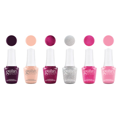 Gelish Forever Fabulous Collection 9 mL Soak Off Gel Polish Set & Basix Care Kit - VMInnovations