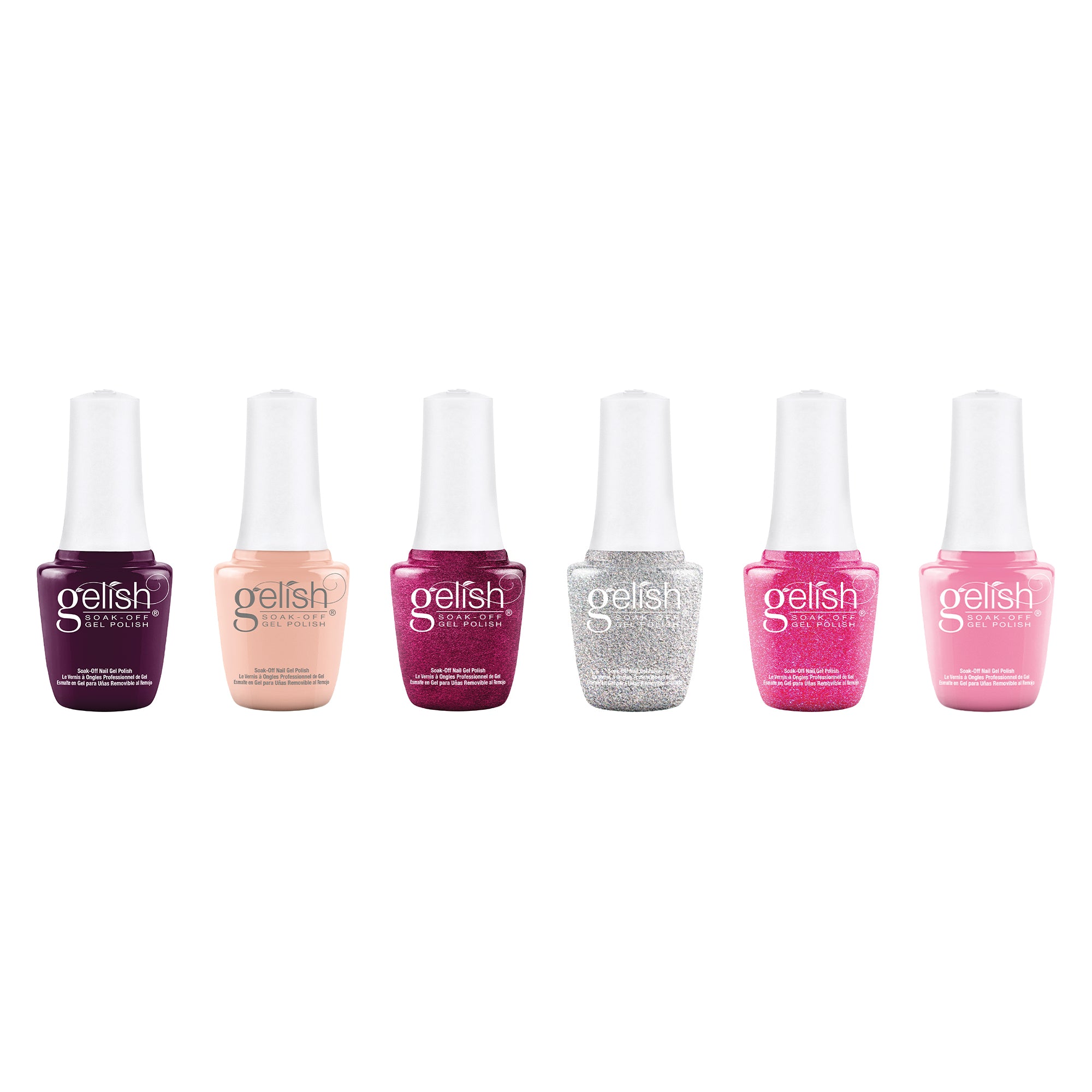 Gelish 15 mL Soak Off Gel Nail Polish Kit & Mini 9 mL Soak Off Gel Polish Set - VMInnovations