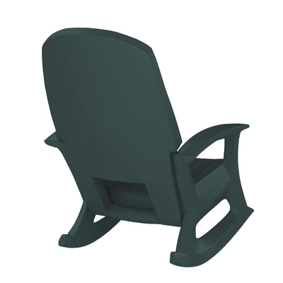 Semco Plastics SEMS Recycled Plastic Resin Patio Rocking Chair, Green (Open Box) - VMInnovations