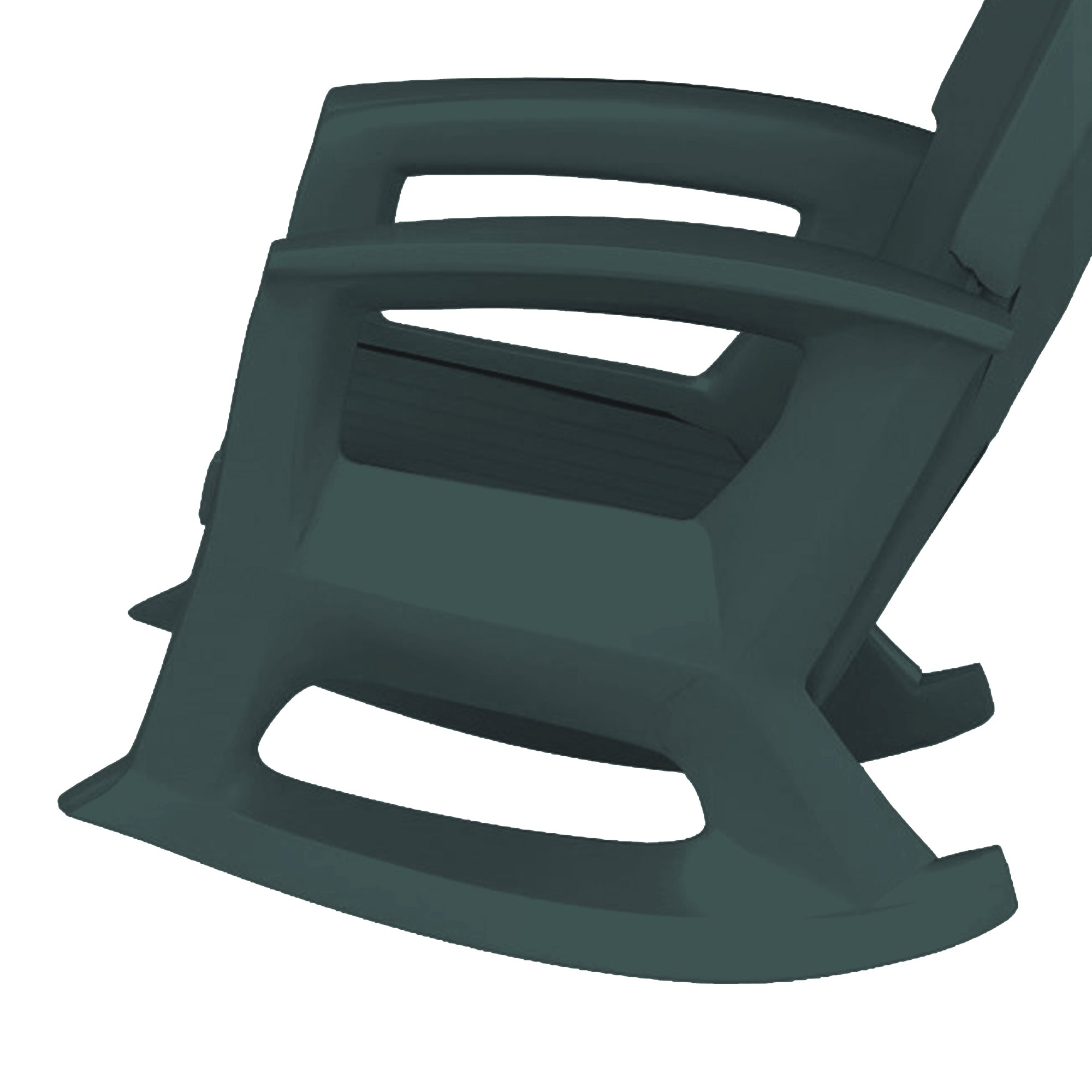 Semco Plastics SEMS Recycled Plastic Resin Patio Rocking Chair, Green (Open Box) - VMInnovations