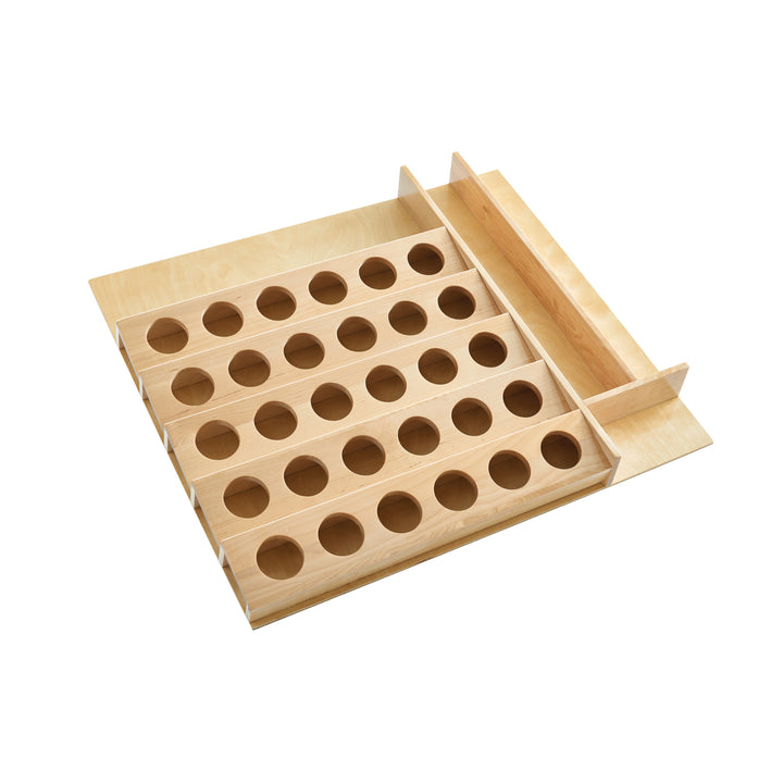 Rev-A-Shelf 22 Inch Custom Wooden Kitchen Drawer Insert for K-Cups, 4CDI-24 - VMInnovations