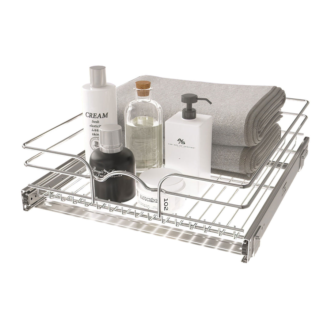 Rev-A-Shelf Kitchen Cabinet Pullout Shelf Organizer, 18 x 20 In, 5WB1-1820CR-1