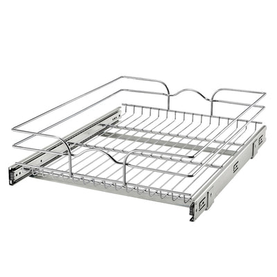 Rev-A-Shelf 5WB1-1822CR-1 18"x22" Single Cabinet Pull Out Wire Basket (Open Box)