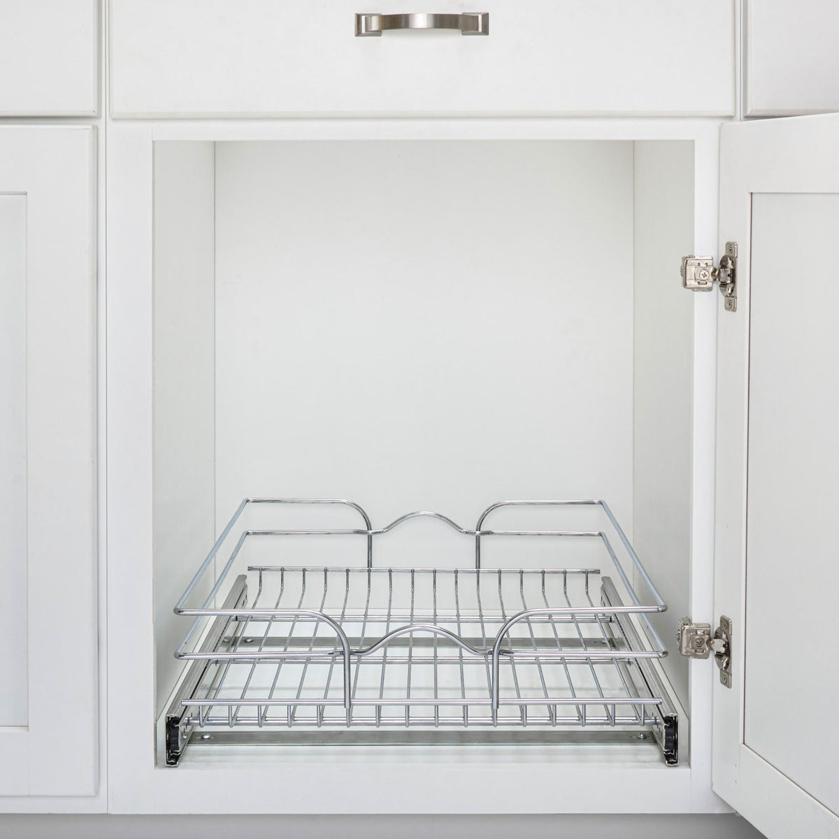 Rev-A-Shelf 5WB1-2122CR-1 21"x22" Single Cabinet Pull Out Wire Basket (Open Box)