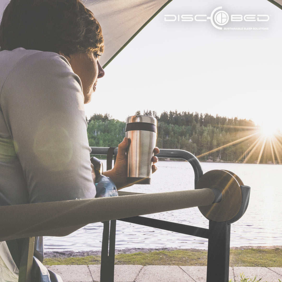 Disc-O-Bed Large Cam-O-Bunk Bench Bunked Double Cot with Organizers (Open Box) - VMInnovations