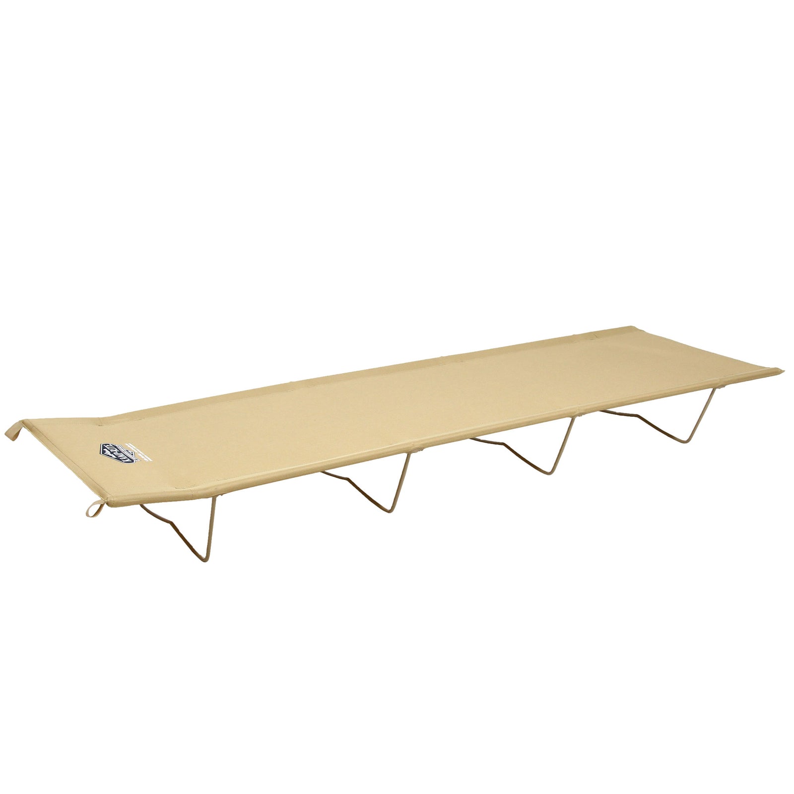 Kamp-Rite Economy 84x53x40 Inch Light Backpacking Camping Bed Cot, Tan(Open Box) - VMInnovations