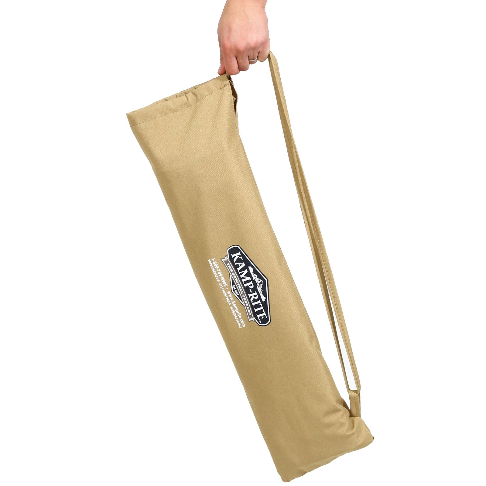 Kamp-Rite Economy 84x53x40 Inch Light Backpacking Camping Bed Cot, Tan(Open Box) - VMInnovations