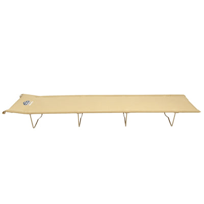 Kamp-Rite Economy 84x53x40 Inch Light Backpacking Camping Bed Cot, Tan (Used)