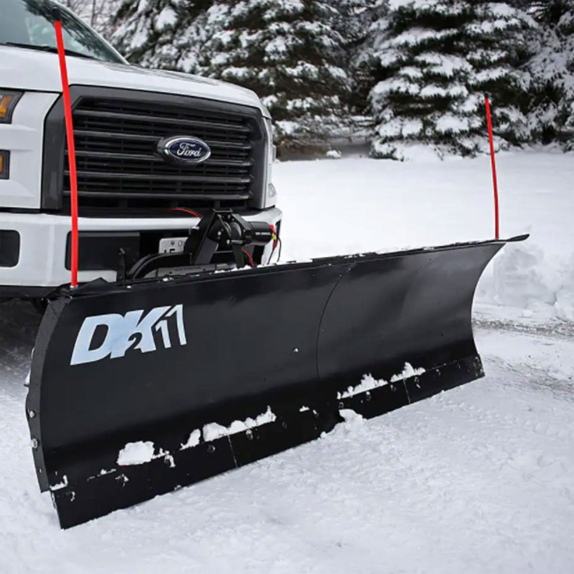Detail K2 Universal 84 x 22" SUV Truck Snow Plow Kit w/Remote, 2" Receiver Mount