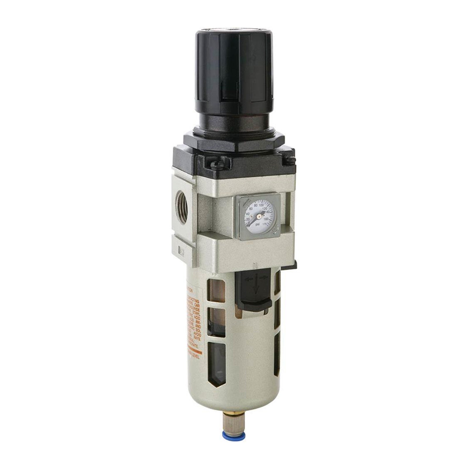 RapidAir MaxLine 3/4 Inch 175 Max PSI NPT Filter Regulator with Gauge(For Parts) - VMInnovations