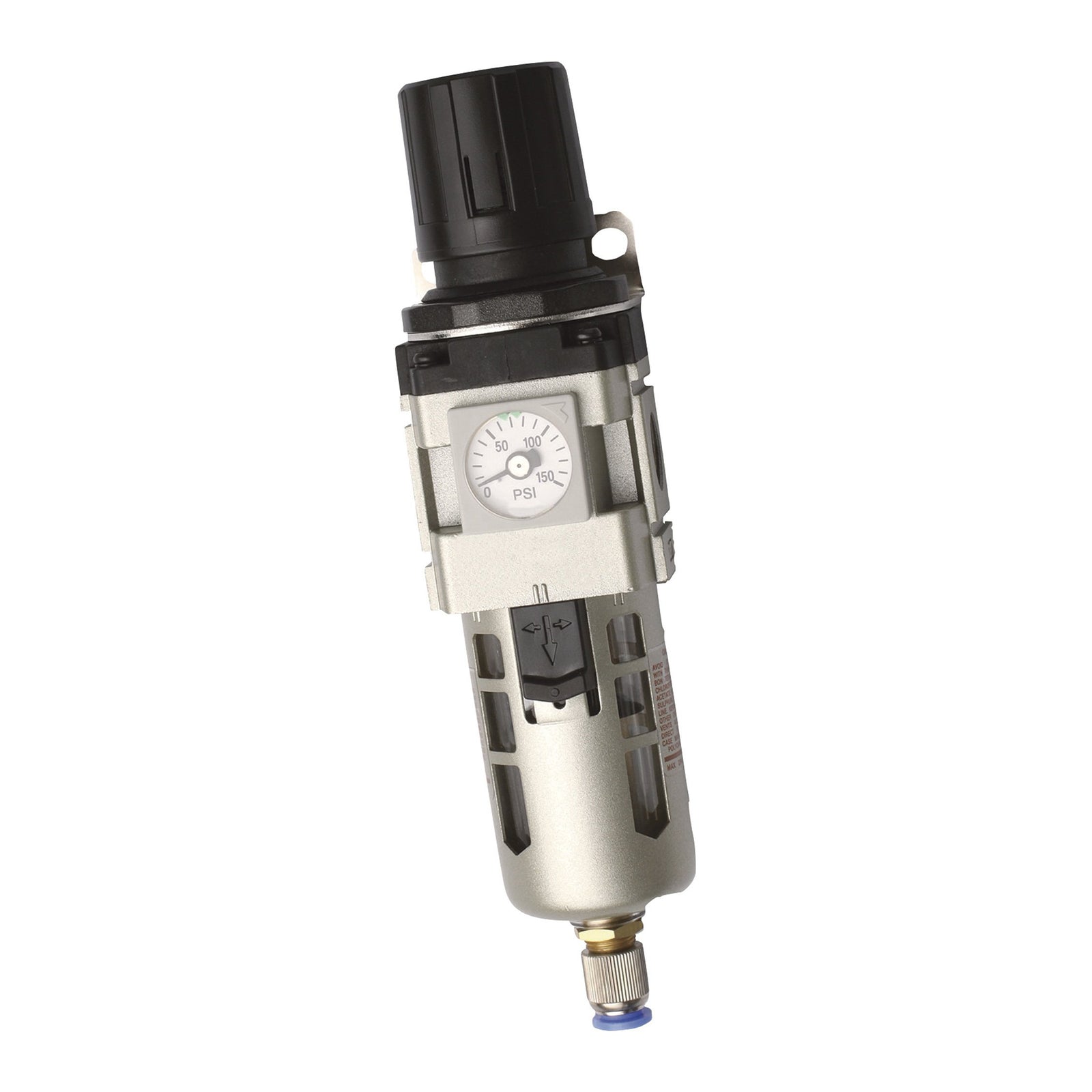 RapidAir MaxLine 3/4 Inch 175 Max PSI NPT Filter Regulator with Gauge(For Parts) - VMInnovations