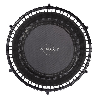 JumpSport 350 Indoor Lightweight 39" Fit Trampoline, Black w/White Frame (Used) - VMInnovations
