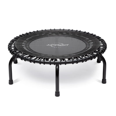 JumpSport 350 Indoor Lightweight 39" Fit Trampoline, Black w/White Frame (Used) - VMInnovations