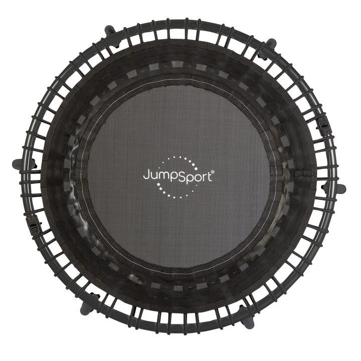 JumpSport 350f Indoor Lightweight 39-Inch Folding Fitness Trampoline, Black