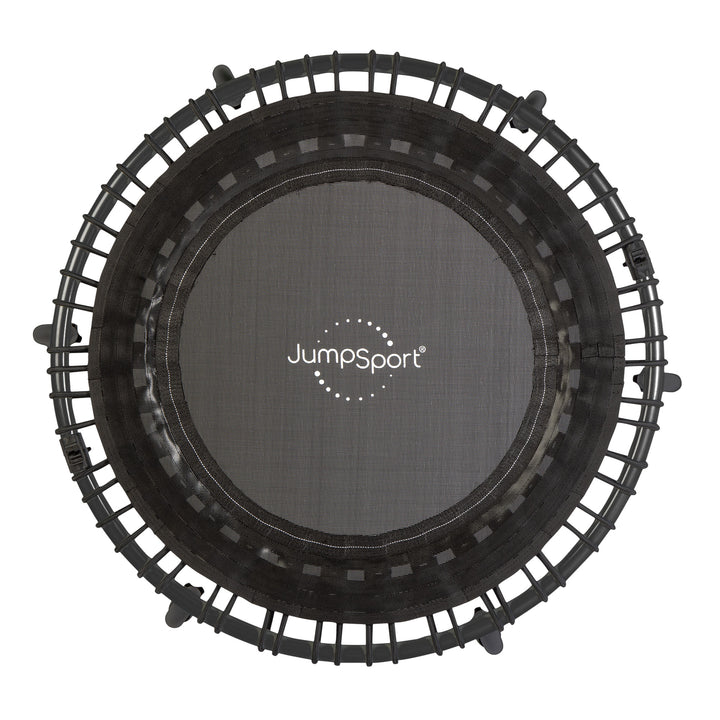 JumpSport 350f Indoor Lightweight 39-Inch Folding Fitness Trampoline, Black