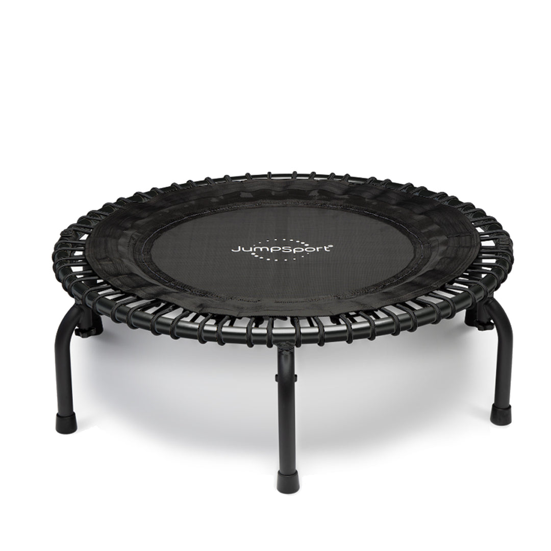 JumpSport 350f Indoor Lightweight 39-Inch Folding Fitness Trampoline, Black