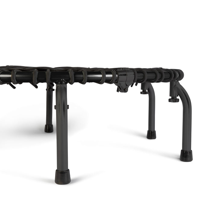 JumpSport 350f Indoor Lightweight 39-Inch Folding Fitness Trampoline, Black