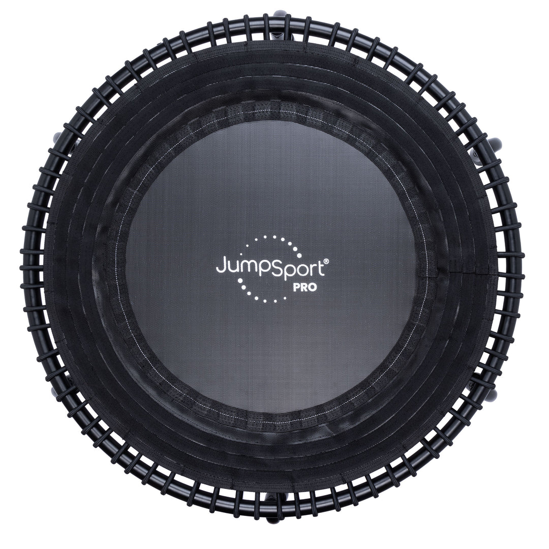 JumpSport 350 PRO Indoor Lightweight 39" Round Fitness Trampoline with 4 Videos