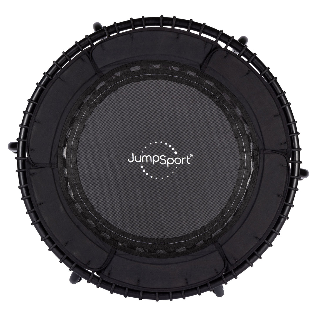JumpSport 370 PRO Indoor Heavy Duty 39 In Fitness Trampoline, Black (Open Box)