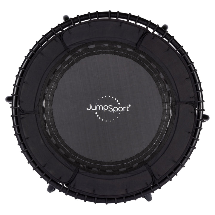 JumpSport 370 PRO Indoor Heavy Duty 39 In Fitness Trampoline, Black (Open Box)