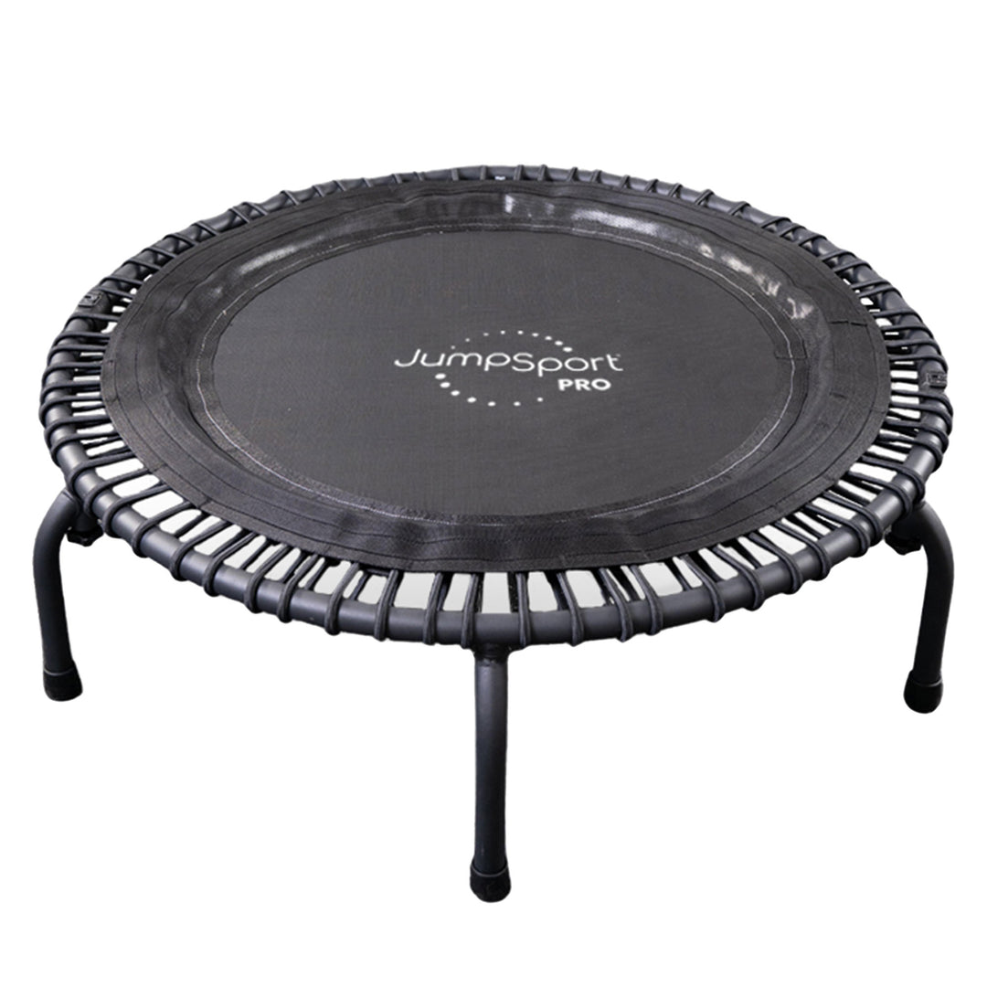 JumpSport 550f PRO Lightweight 44" Folding Fitness Trampoline, Black (Open Box)