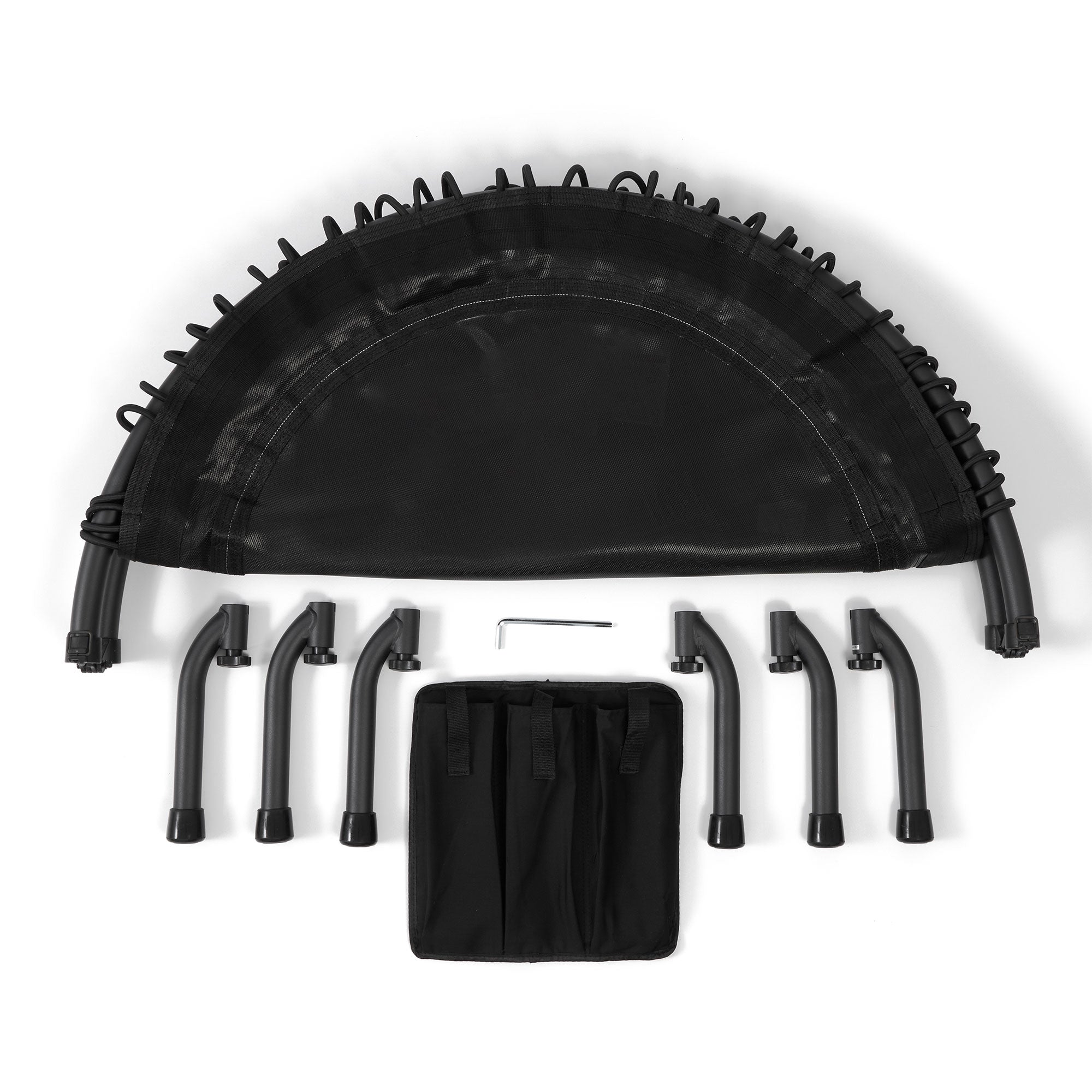 JumpSport 550f PRO Indoor Lightweight 44 Inch Folding Trampoline, Blk(For Parts) - VMInnovations