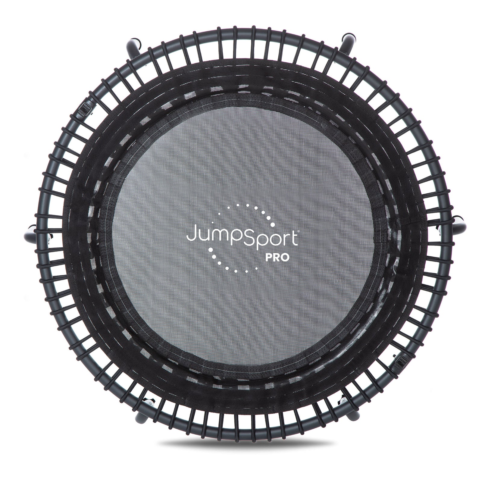 JumpSport 550f PRO Indoor Lightweight 44 Inch Folding Fitness Trampoline, Black - VMInnovations