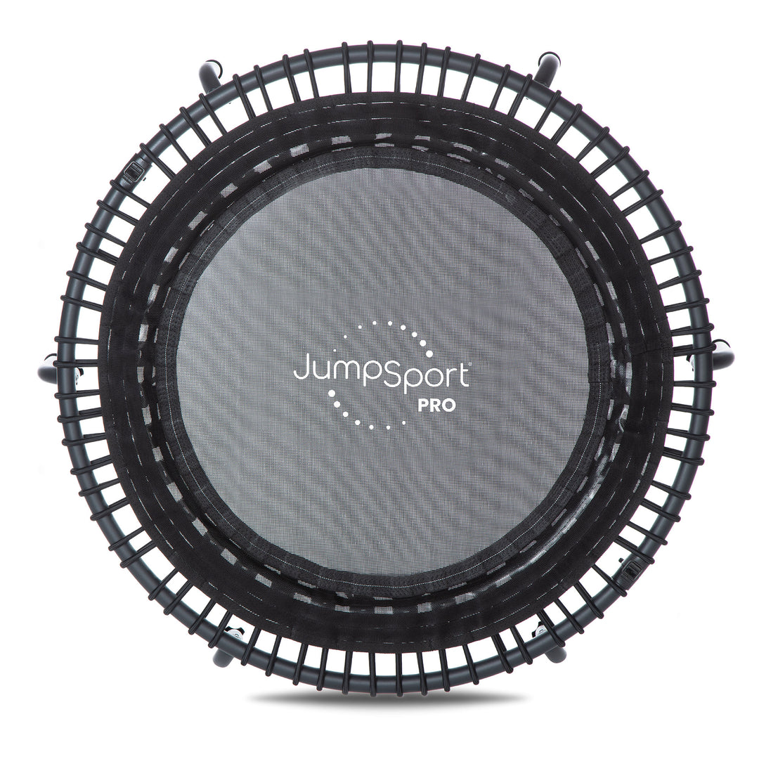 JumpSport 550f PRO Lightweight 44" Folding Fitness Trampoline, Black (Open Box)