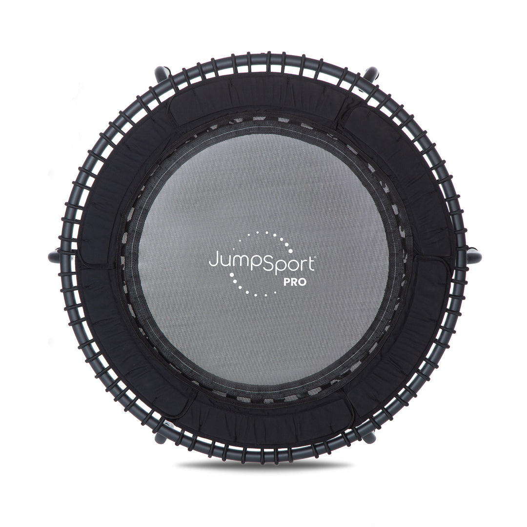 JumpSport 570 PRO Durable Lightweight 44" Fitness Trampoline, Black (Open Box) - VMInnovations